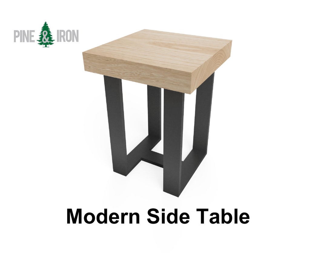 Modern Side Table Woodworking Plans - Etsy