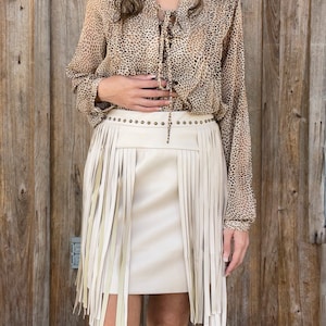 Fringe White Sand Skirt, Western Fashion, Boutique Clothing, Wild West, Western Boutique, Trendy, Country Concert