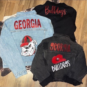 Individuelle Jeansjacken, Spiel Tagesjacke, Hochzeitsgeschenk, Konzert Must Have, Geburtstagsgeschenk, Junggesellinnenabschied, auf Bestellung, der Himmel ist die Grenze