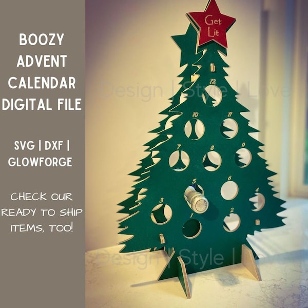 Boozy Advent Calendar Etsy