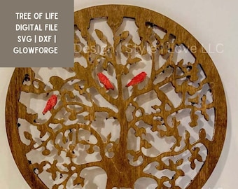 Árbol de la vida / SVG + DXF / Descarga digital