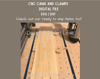 Abrazaderas de leva CNC / Se adaptan a cualquier CNC con tuercas en T