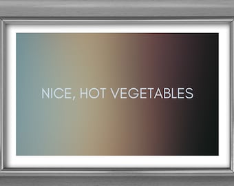 Nice Hot Vegetables - Etsy