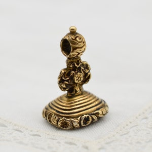 Victorian Gold Cased Fob with Carnelian Seal: Antique Pendant Charm