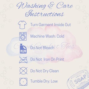 Washing & Care Instructions