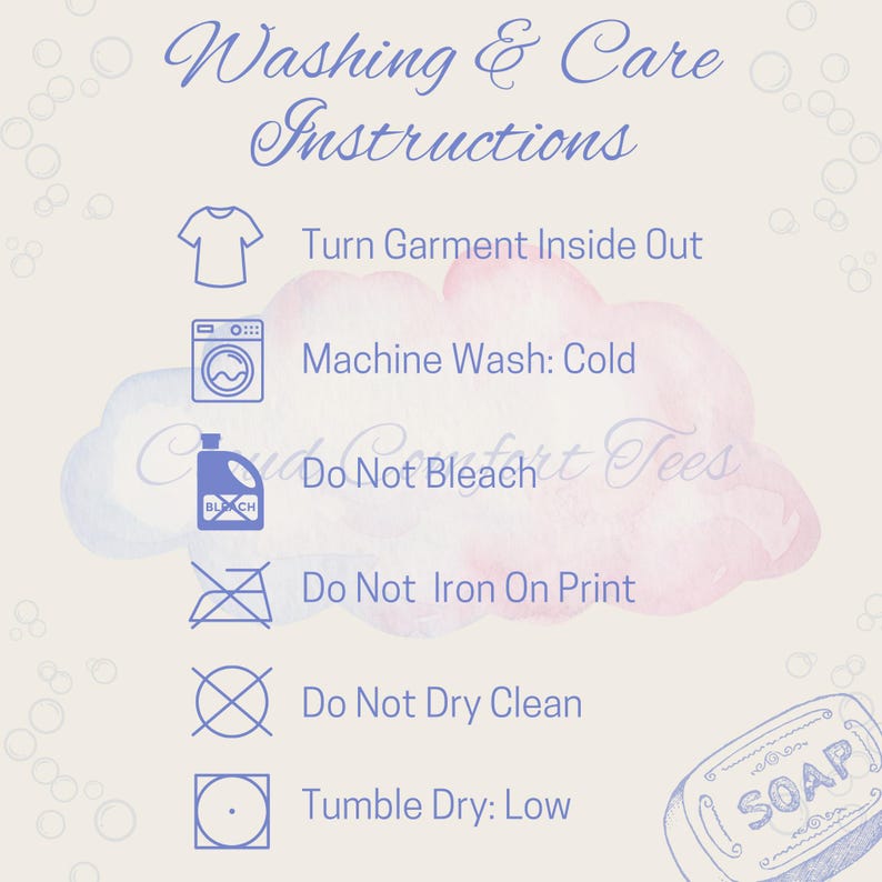 Washing & Care Instructions