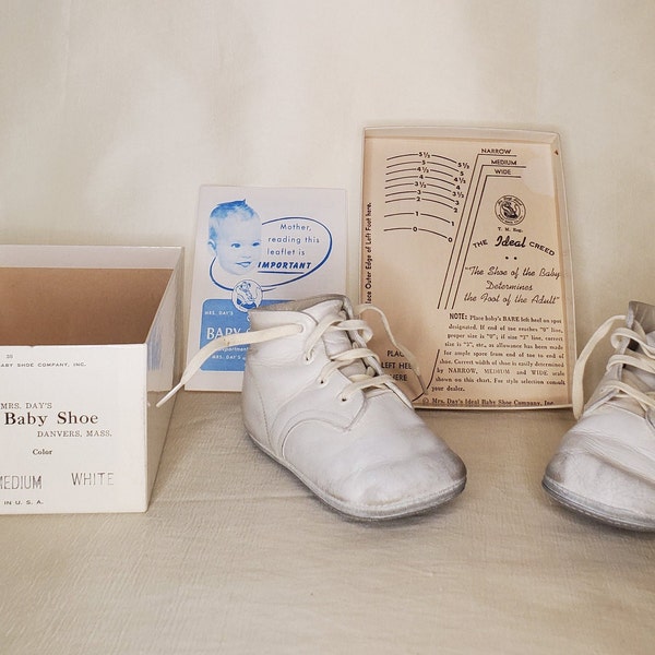 Vintage Mrs. Day's Ideal Baby Shoes