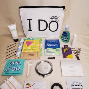 Wedding Day Emergency Kit - Beauty Bag - I Do