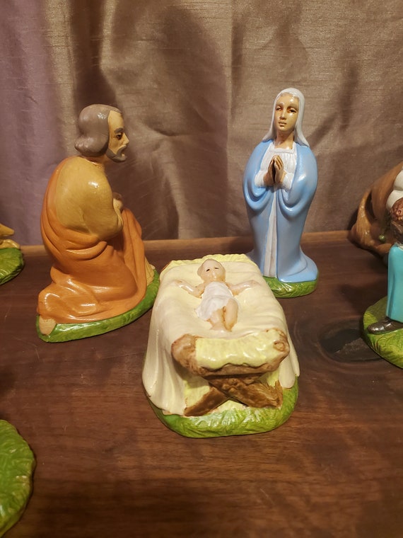 Holland Mold Handpainted Nativity - Etsy
