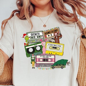Christmas Movies Shirt / Christmas Movie Tapes Sweatshirt / Cute Christmas Sweater / Christmas Movie Classics / Christmas Gifts