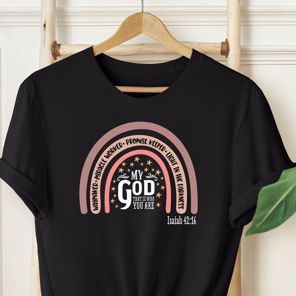 Bible Verse Shirt / Christian Shirt / Waymaker Miracle Worker Promise Keeper / Religious Shirt / God Shirt / Jesus Lover Gift