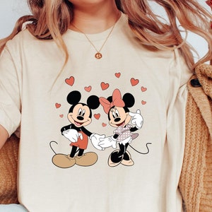 Mickey and Minnie Shirt, Disney Couple Shirt, Disneyland Family Shirts, Valentines Day Sweatshirt, Mickey Minnie Crewneck, Disney Gifts