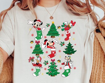 Mickey and Friends Christmas Tree / Disney Christmas Sweatshirt / Mickey Christmas Shirt / Disney Christmas Gift / Mickey Minnie Shirt