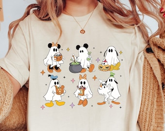 Halloween Disney Shirt / Mickey and Friends Ghost Shirt / Disney Spooky Halloween Tee / Disneyland Vacation Shirts / Disney Ghost Shirt