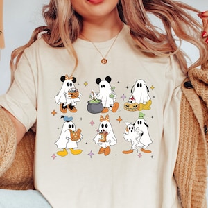 Halloween Disney Shirt / Mickey and Friends Ghost Shirt / Disney Spooky Halloween Tee / Disneyland Vacation Shirts / Disney Ghost Shirt
