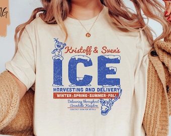 Frozen Kristoff and Sven's Ice Shirt / Disney Frozen Shirt / Olaf Shirt / Arendelle Kingdom Shirt / Disney Trip Shirt / Walt World Shirt