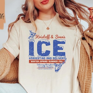 Frozen Kristoff and Sven&#39;s Ice Shirt / Disney Frozen Shirt / Olaf Shirt / Arendelle Kingdom Shirt / Disney Trip Shirt / Walt World Shirt