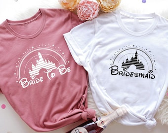 Disney Bachelorette Shirts / Disney Bride To Be Shirt / Bachelorette Party Shirt / Bridesmaid Shirts / Disney Bride and Bridesmaid Shirt