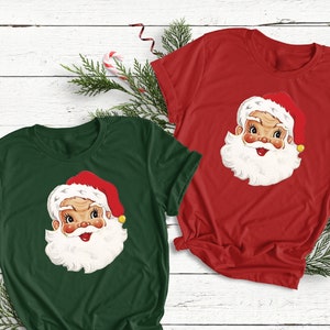 Vintage Santa Shirt / Christmas Santa Shirt / Santa Claus / Christmas Gifts / Retro Santa Shirt / Holiday Shirt / Women Christmas Shirt