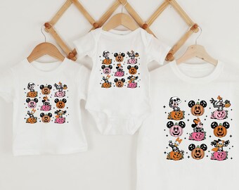 Disney Pumpkin Halloween Shirt, Disney Family Halloween Tee, Pumpkin Halloween Shirt, Disney Toddler Halloween