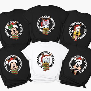 Christmas Disney Characters Shirt / Custom Mickey and Friends Shirt / Matching Christmas Shirt / Christmas Family Shirts / Disneyland Shirts