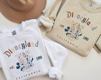 Disneyland Sweatshirt / Disneyland California Sweatshirt / 2024 Disney Trip Sweatshirt / Disney Family Vacation / Mickey and Friends Sweater