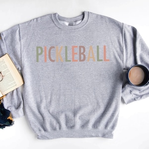 PICKLEBALL SWEATSHIRT - HEATHER GRAY