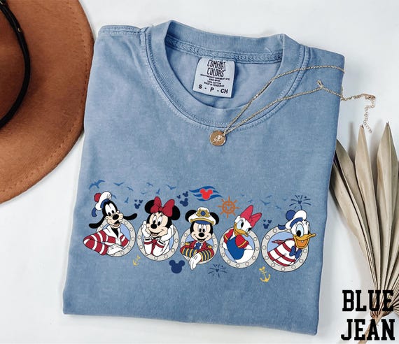 Comfort Colors® Disney Cruise Squad Shirt, Mickey and Friends Cruise Tee, Disney Cruise Trip Shirt, Disney Summer Shirt, Disney Vacation Tee