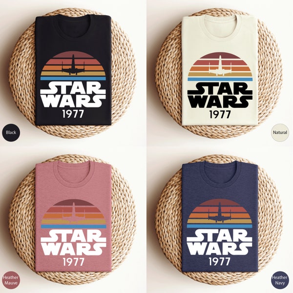 Star Wars 1977 Shirts / Galaxy's Edge Shirt / Matching Star Wars Family Shirt / Disney Worlds Shirts / Disney Adults Kids Shirts