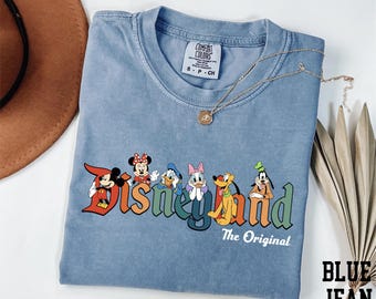 Comfort Colors® Disneyland The Original Shirt, Mickey and Friends Shirt, Minnie Mouse Shirt, Mickey and Co Shirt, Disneyland Trip Shirt