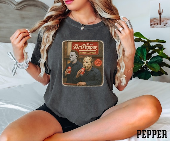 Comfort Colors® Dr Pepper Shirt, Halloween Shirt, Drink Dr Pepper Shirt, Good for Halloween Shirt, Scary Movie Shirt, Funny Halloween Shirt