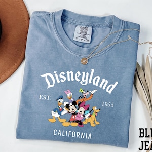 Comfort Colors® Disneyland Est 1955 Shirt, Disneyland California Shirt, Disneyworld Trip Shirt, Disneyland Shirt, Mickey and Friends Shirt
