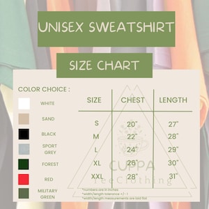 a picture of a t - shirt size chart