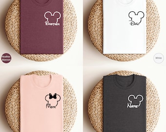 Custom Pocket Size Disney Shirt / Mickey Head Shirt / Pocket Size Disney Shirt / Disney Matching Family Shirt / Custom Family Shirt