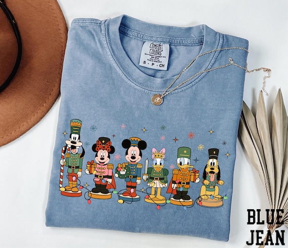 Comfort Colors® Mickey and Friends Nutcracker Shirt, Disney Christmas Shirt, Christmas Party Shirt, Disney Merry Christmas Shirt, Xmas Shirt