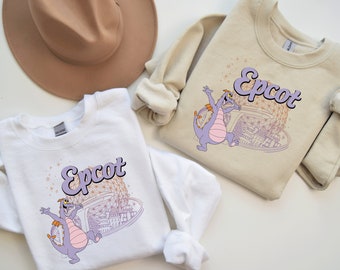 Epcot Figment Sweatshirt / Disney World Sweatshirt / Experimental Prototype Community Of Tomorrow / Disney Epcot Sweater