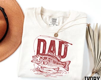 Fishing Dad Shirt, Fisherman Shirt, Fishing Lover Tee, New Dad Shirt, First Father's Day Gift, Fishing Club Shirt, Comfort Colors® Dad Shirt