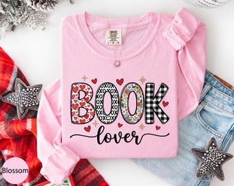 Comfort Colors® Book Lover Long Sleeve, Bookish Long Sleeve, Librarian Shirt, Bookworm Long Sleeve Shirt