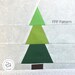 Geometric Tree FPP Pattern | FPP Pattern | Paper Piecing | FPP | Fpp ...