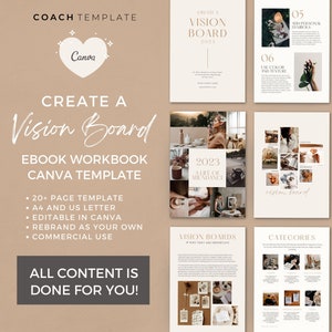 Once Upon a Vision: Build a Vision Board Book Workbook – Dream to Publish