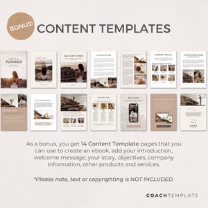 Editable Self Care Challenge Planner Journal Canva Template ...