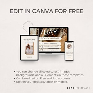 Challenge Worksheet Canva Template | Commercial Use Workbook Lead Magnet for Life Wellness Coach Spiritual business course content creator - CoachTemplate.com 30CTCW

Canva templates to help you create a challenge for your coaching business.