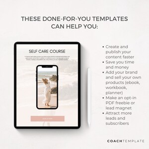 Editable Self Care Challenge Planner Journal Canva Template | Workbook ...