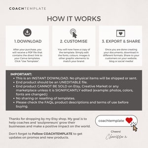 Ultimate Mindfulness Canva Template Bundle | Coaching Template for Life ...