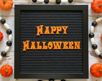 Happy Halloween Letter Board| Halloween Letter Board Accessories| Spooky Season Felt Board| Halloween Decor| Halloween Board| Halloween Icon