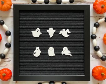 Ghost Letter Board Icons| Halloween Letter Board| Spooky Letter Board Accessories| Scary Ghosts Felt Board Accessories| Halloween Decor