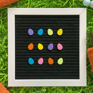 Easter Eggs for Letter Boards| Easter Letter Board Accessories| Easter Decor| Felt Board Icons| Happy Easter| Holiday Letter Board