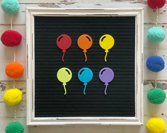 Balloons for Letter Board| Birthday Balloons| Birthday Party Felt Board Accessories| Celebration| Letter Board Accessories| Happy Birthday