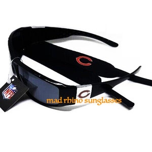 NFL sunglasses Chicago Bears with carry bag and head strap