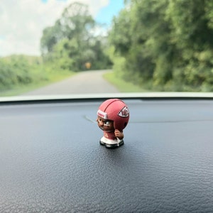 NFL Pipsqueak  Kansas City Chiefs 1 inch Car Dashboard Buddy Christmas Stocking Gift